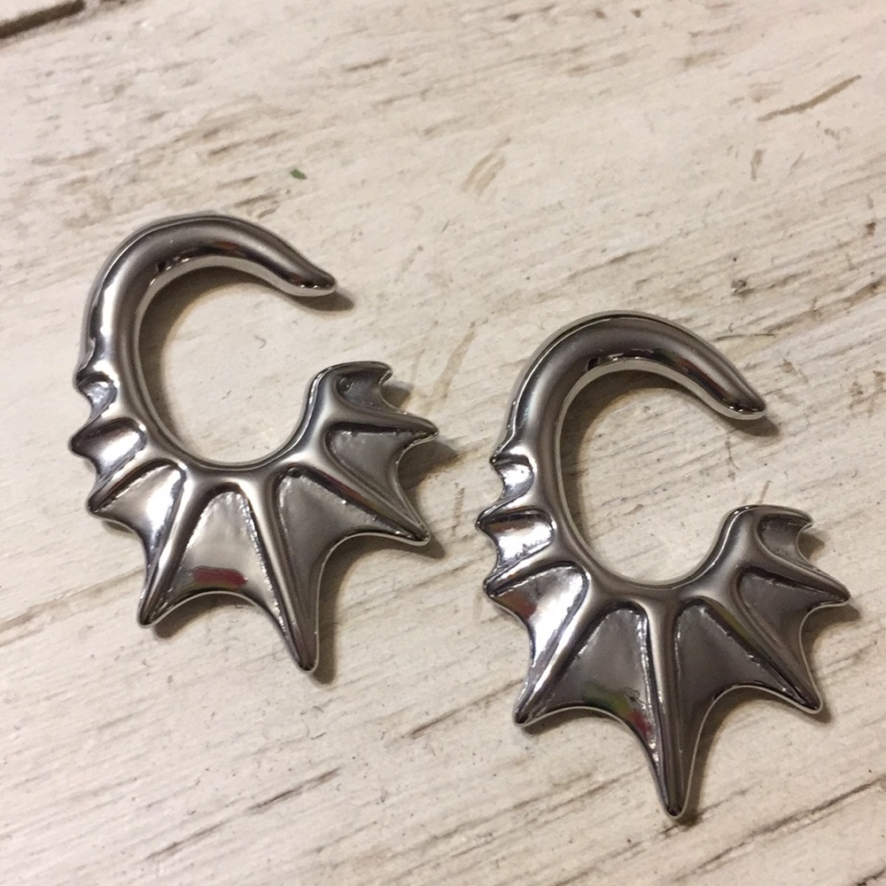 Bat wing hangers body jewelry. Never Worn